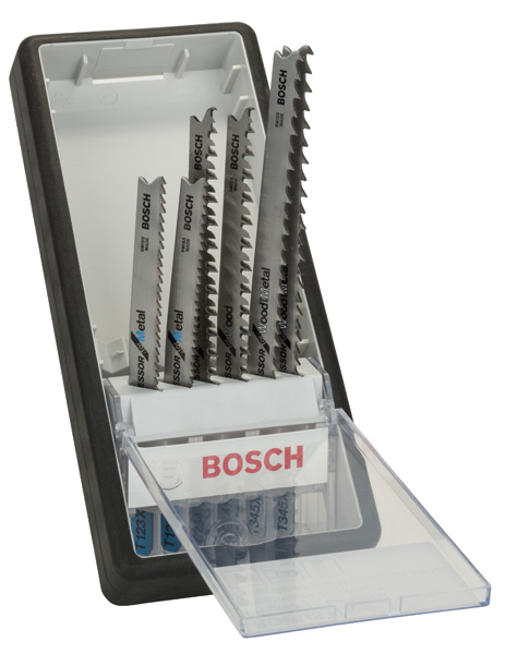 Set de 6 lames Progressor pour scie sauteuse ROBUSTLINE, queue en T