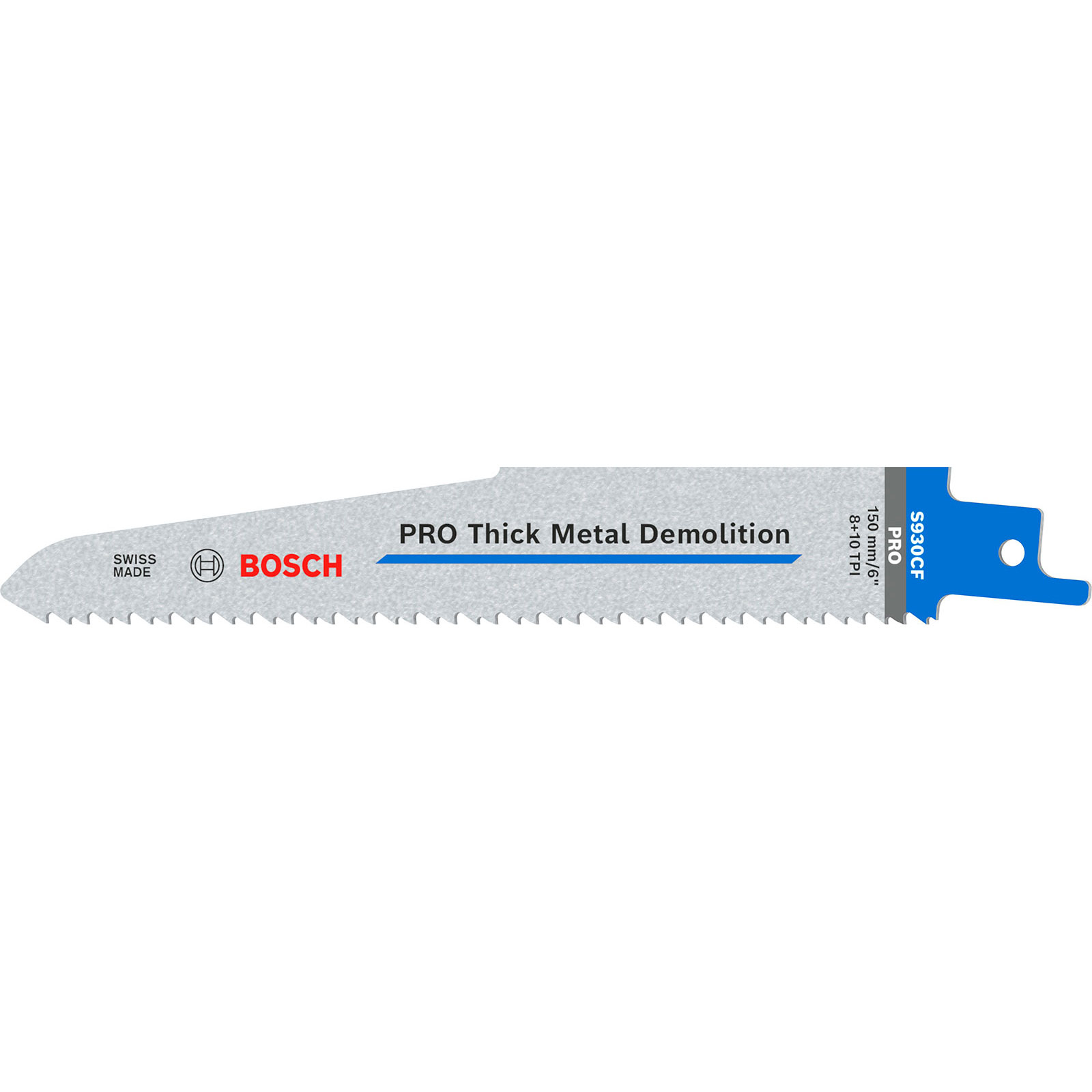 Lame de scie sabre Bosch S 930 CF L.150mm B.22mm TPI 8+10 2,5+3,2mm 5 pièces — lot de 5 pièces