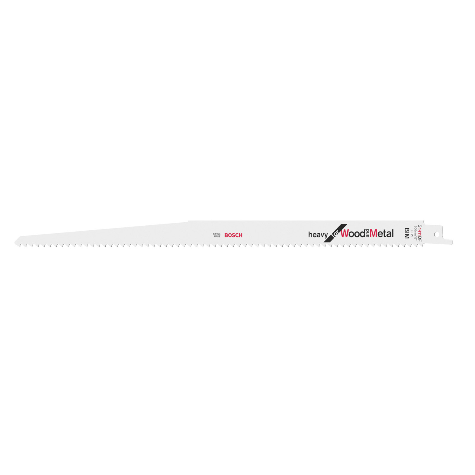 Lame de scie sabre Bosch S 1411 DF Heavy pour bois et métal