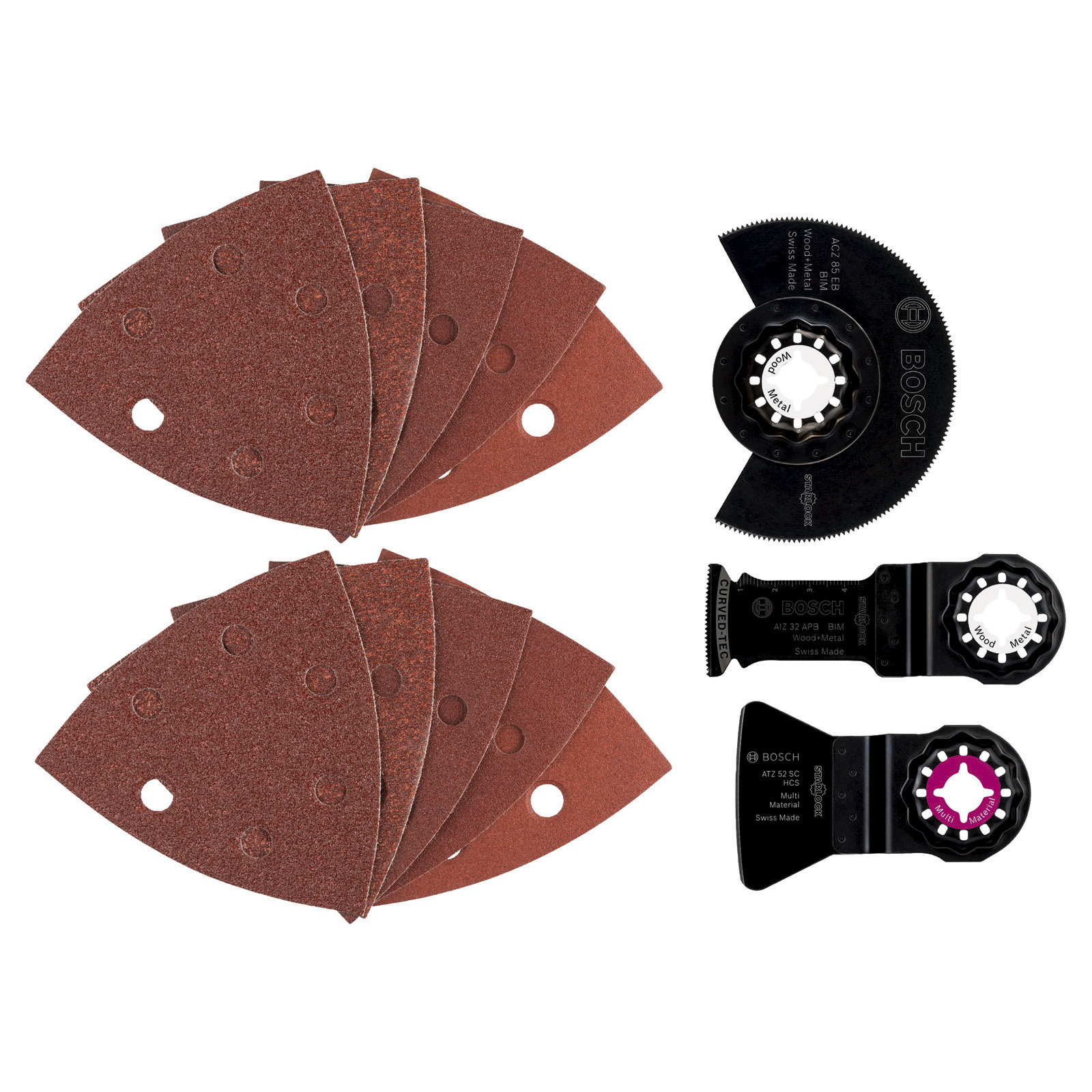 Set universel, 13 pièces, avec Starlock pour multi-cutter, bois et peinture — lot de 13 pièces