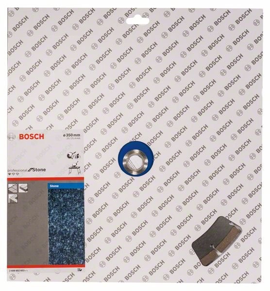 Disque diamant Bosch Standard for Stone 350 x 20/25,4 x 3,1 x 10 mm