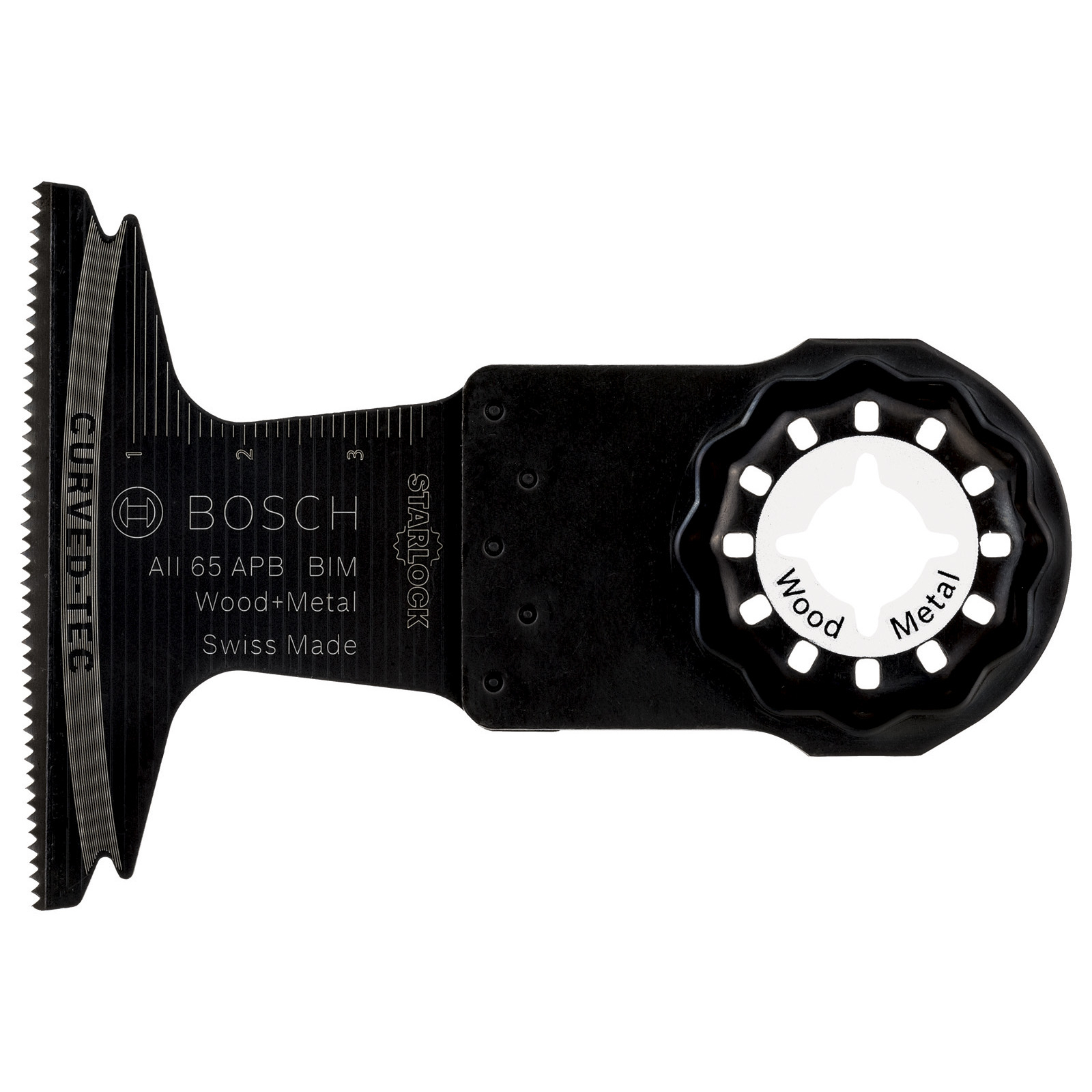 Bosch 1x lame de scie plongeante Starlock AII 65 APB Wood and Metal 40 x 65 mm - 2608661781