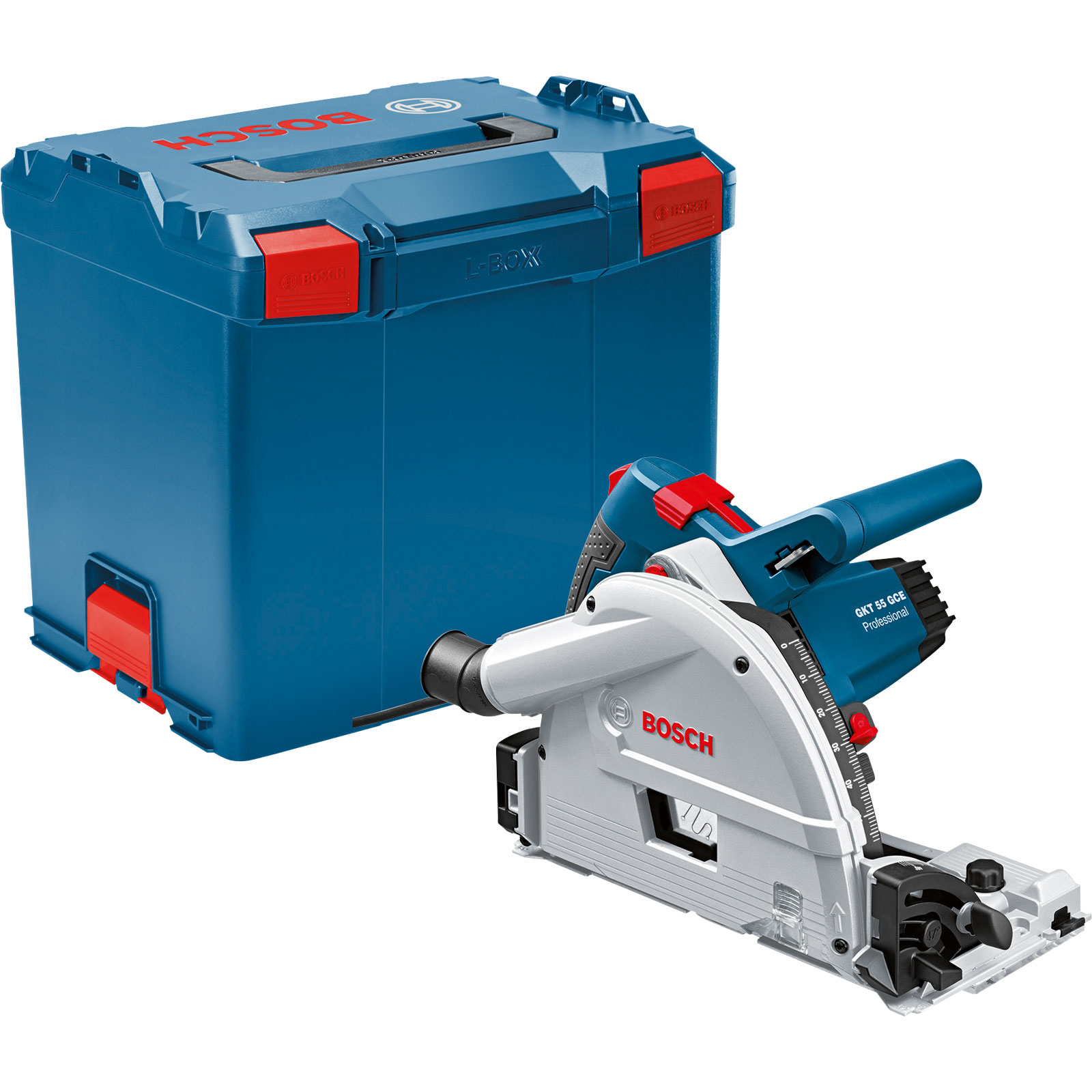 Scie plongeante Bosch GKT 55 GCE Professional en set dans L-BOXX, taille 4