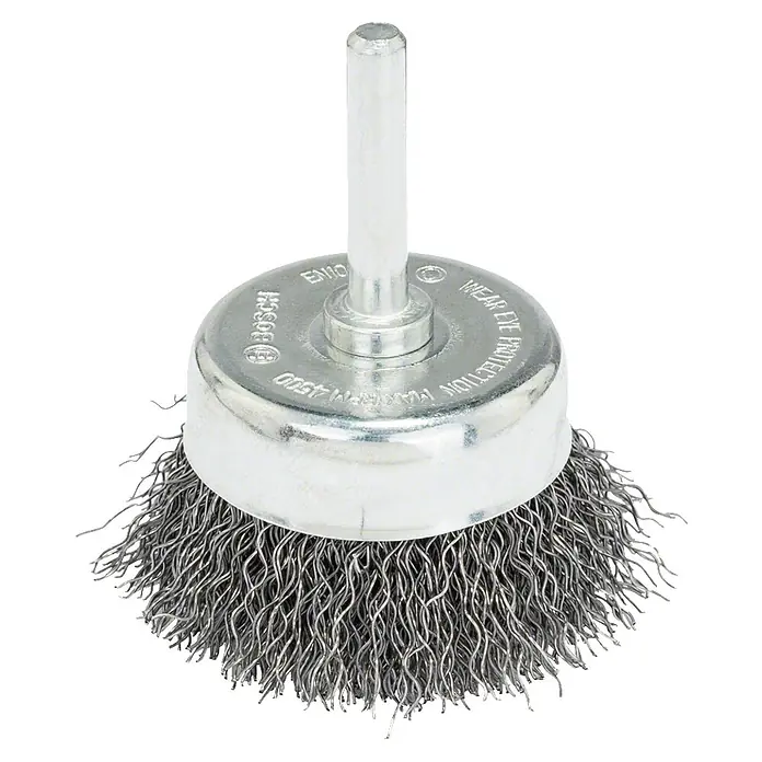 Bosch Brosse en forme de pot pour perceuses – Fil ondulé, Ø 50 mm