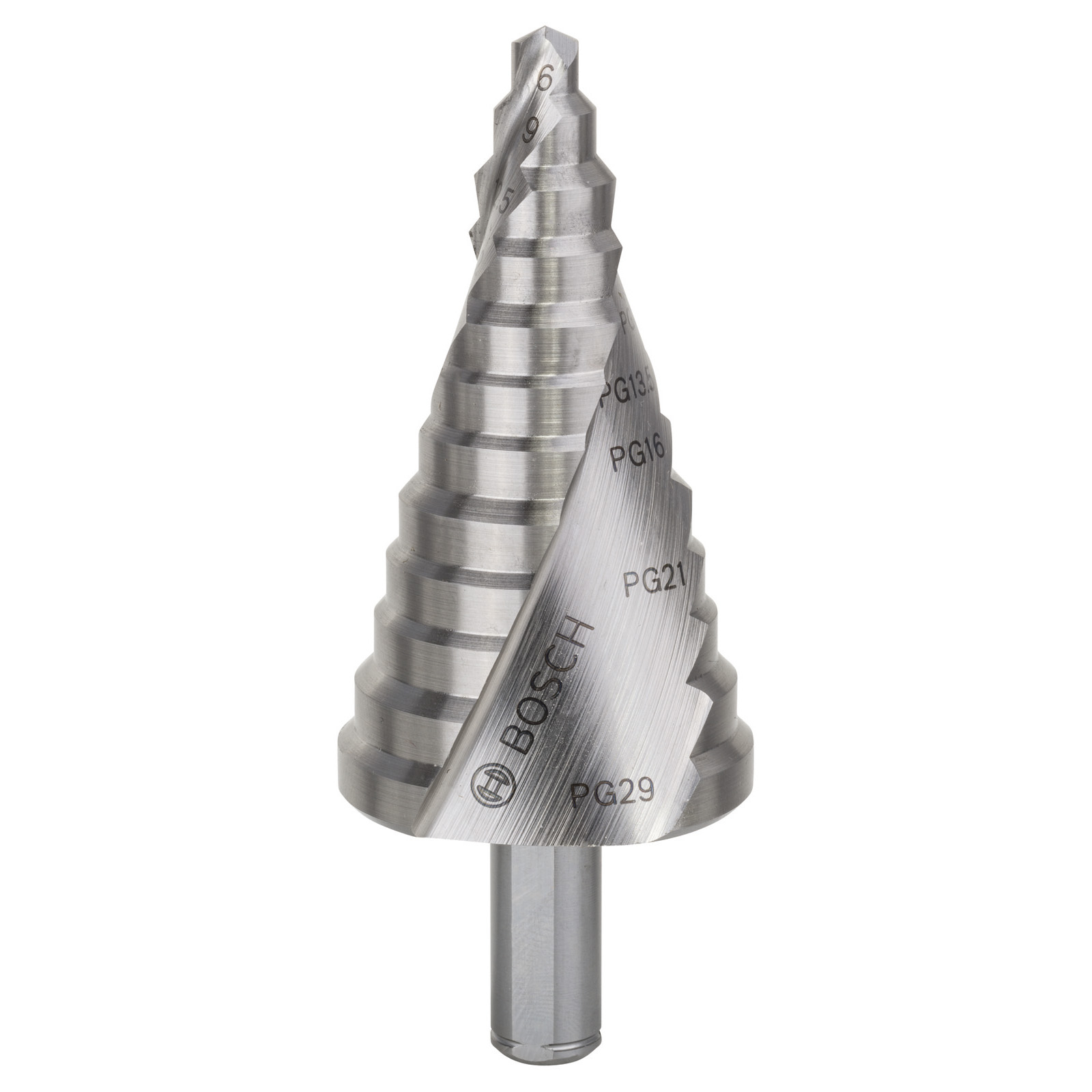 Mèche étagée Bosch HSS 6 – 37 mm, 10,0 mm, 93 mm