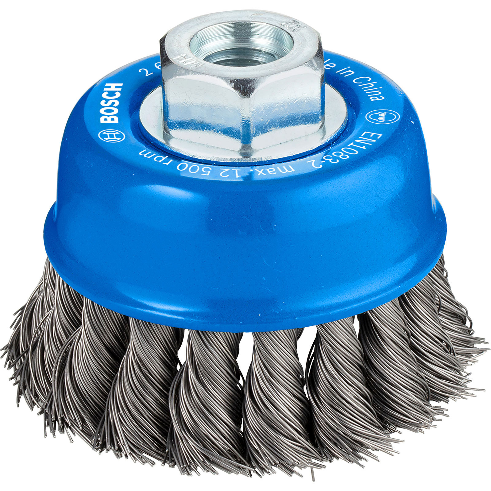 Brosse métallique PRO Metal heavy Bosch pour meuleuse d'angle, M14, 75 x 0,35 mm