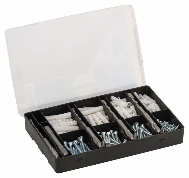Bosch Power Tools Set de fixation 173 pièces 2607017163 — lot de 173