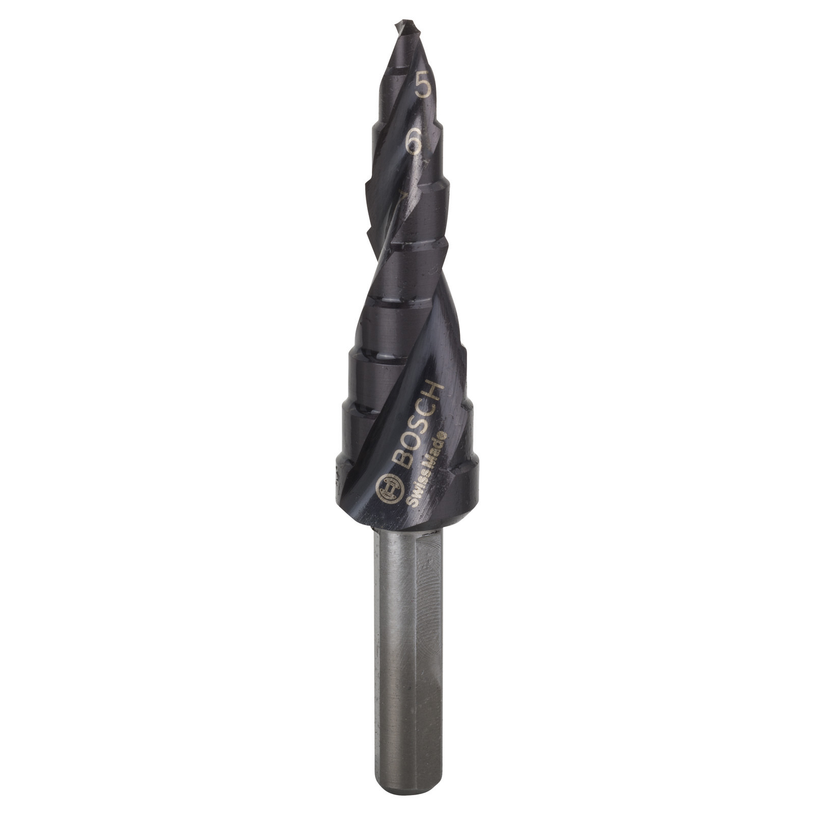 Foret étagé HSS-AlTiN Bosch 4 - 12 mm, 6,0 mm, 66,5 mm