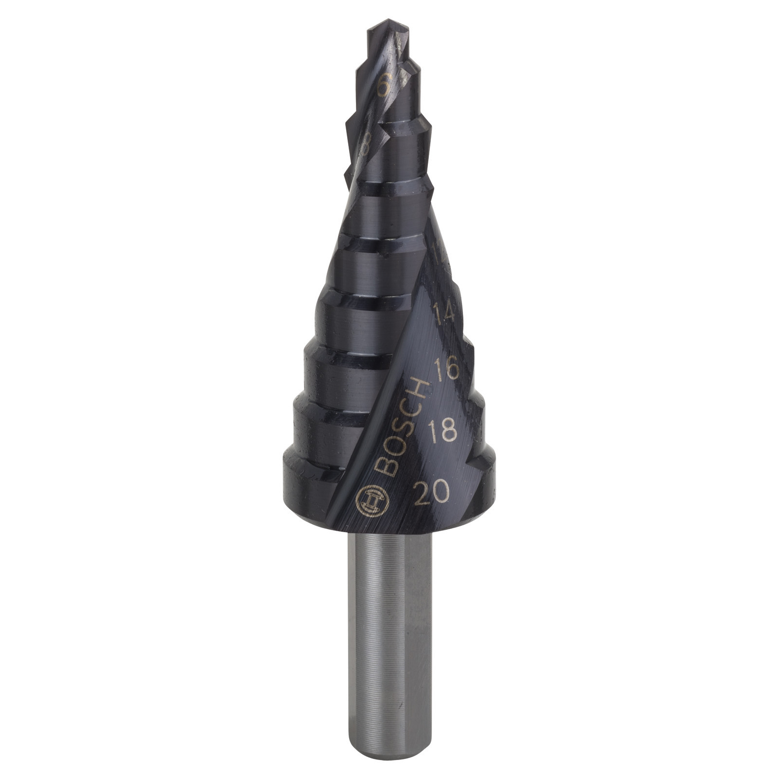 Mèche étagée HSS-AlTiN Bosch 4 - 20 mm, 8,0 mm, 70,5 mm
