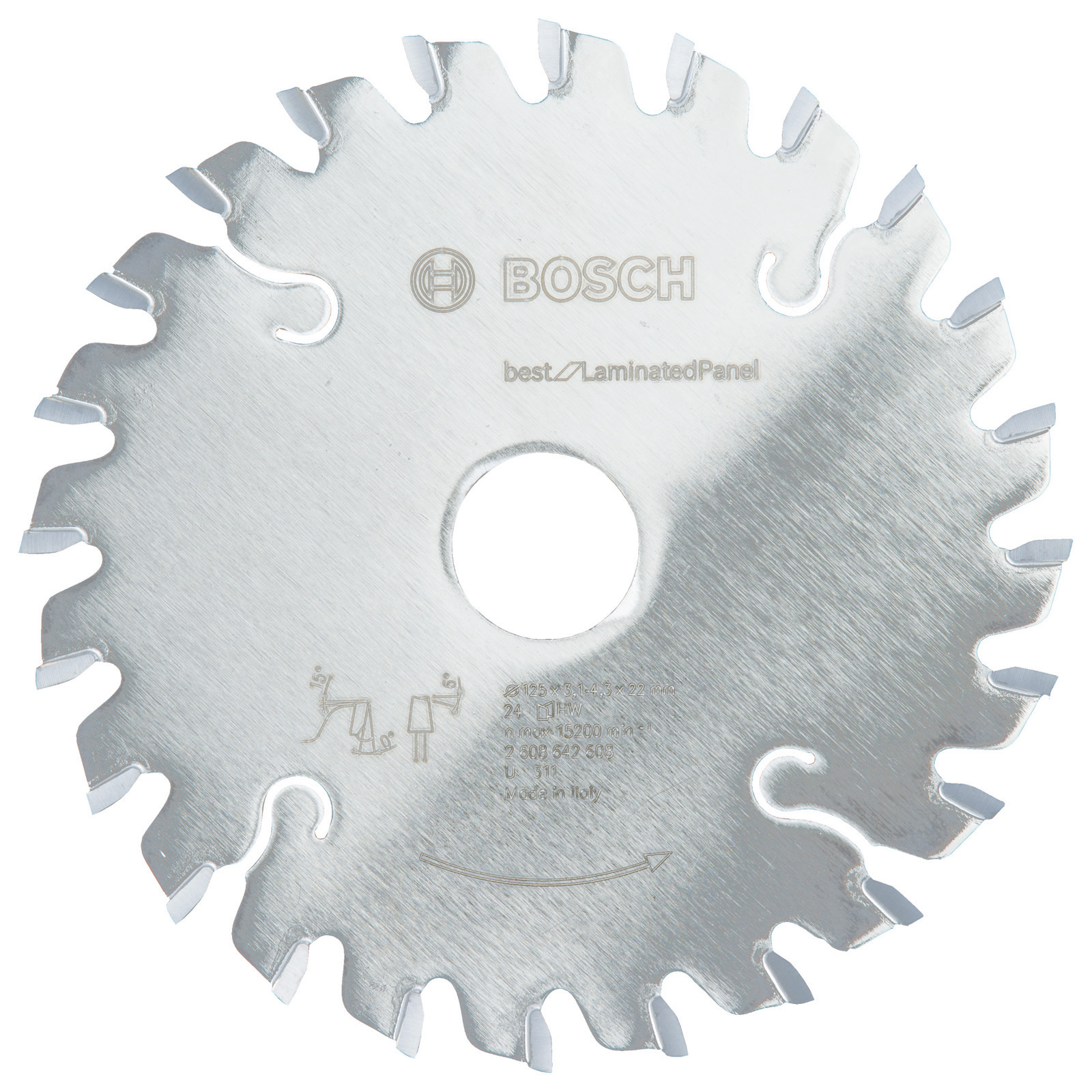 Lame de tronçonnage conique Best for Laminated Panel Bosch