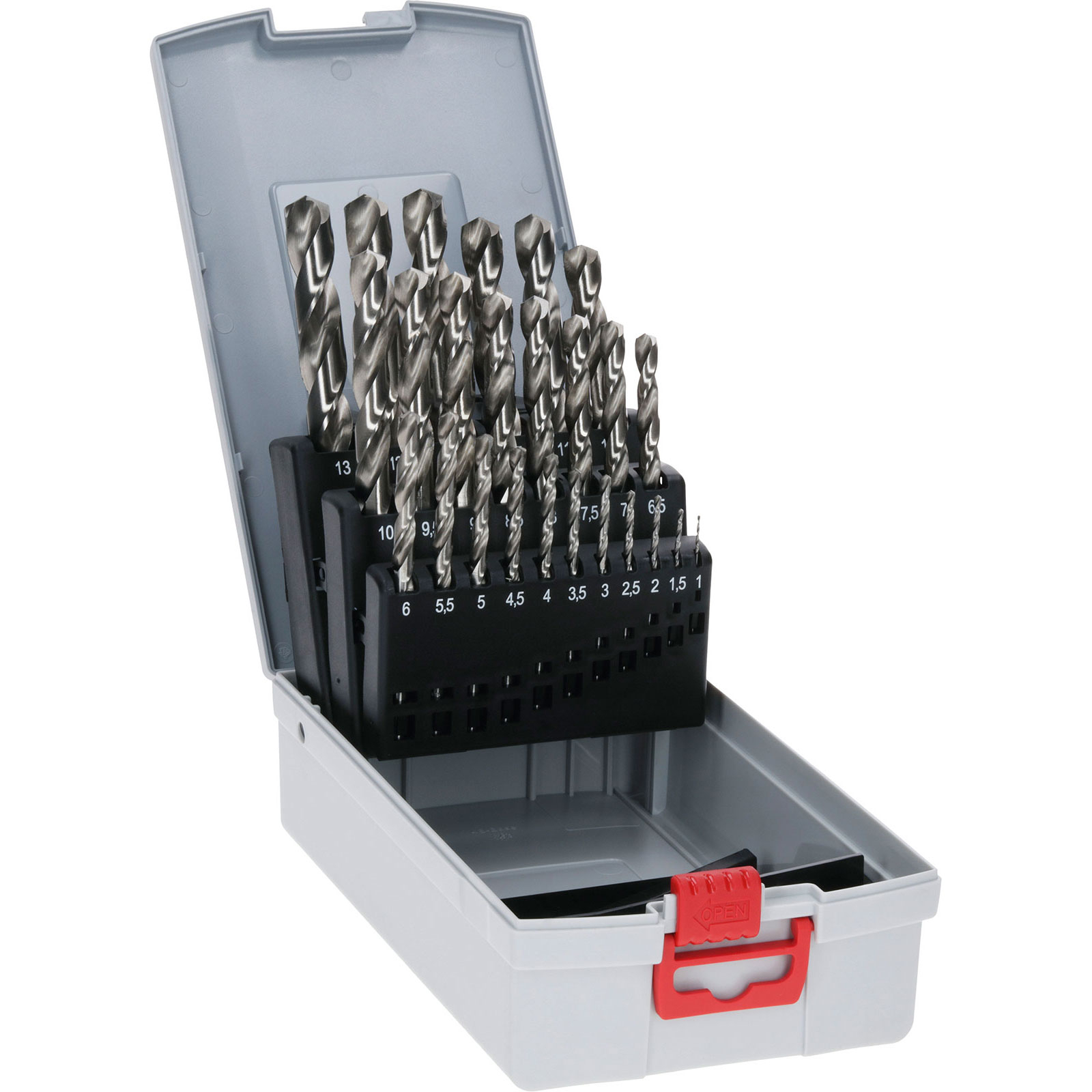 Jeu de forets HSS-G PRO Metal Bosch, 25 pièces