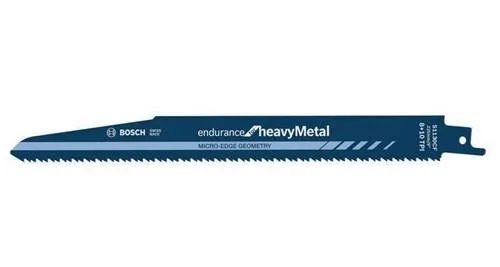 Lame de scie sabre Bosch S 1130 CF, L. 225 mm, B. 22 mm, pas de dents 8+10 (2,5+3,2 mm), lot de 25 — lot de 25 pièces