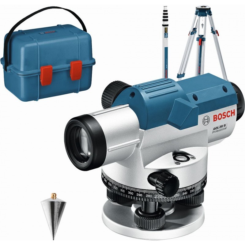 Niveau optique Bosch GOL 20 G Professional - Set incluant trépied BT 160 et cible GR 500