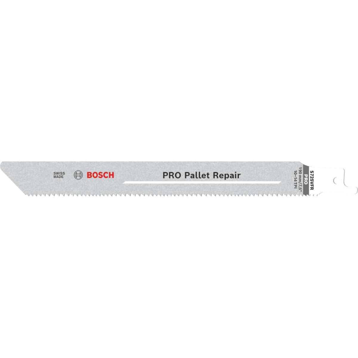 Lame de scie sabre Bosch PRO S 725 VFR Special for Pallet Repair