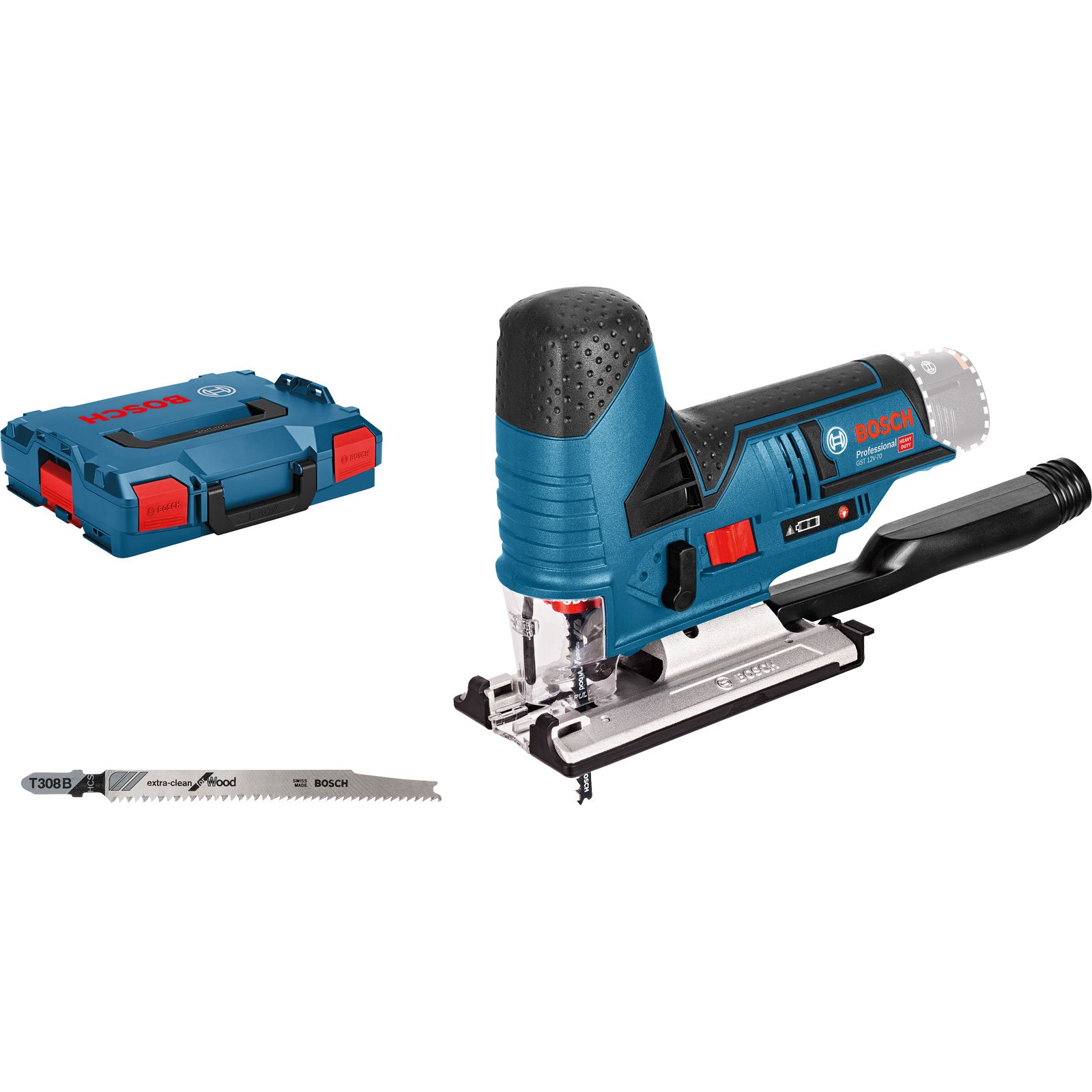Bosch Professional Scie sauteuse sans fil GST 12V-70 L-Boxx