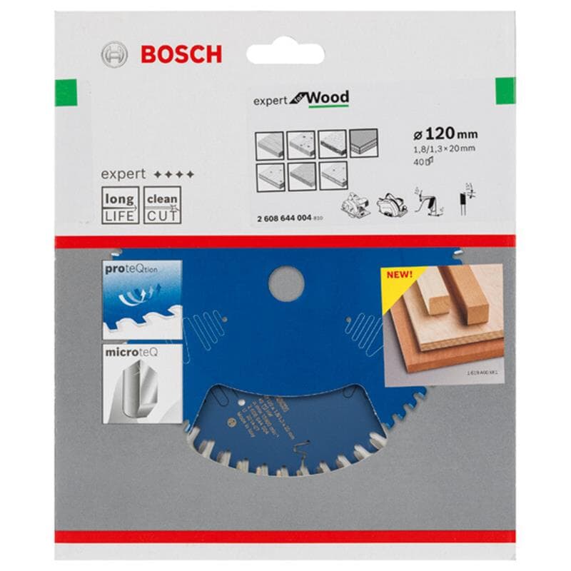 Lame de scie circulaire Expert for Wood Bosch 120 x 20 x 1,8 mm, 40 dents