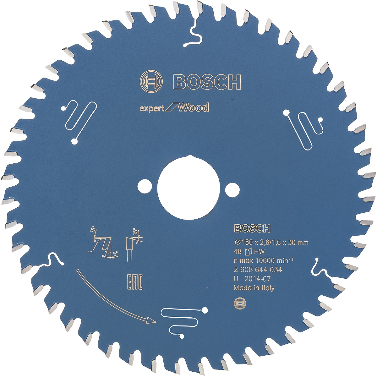 Lame de scie circulaire Bosch Expert for Wood ø 180 mm