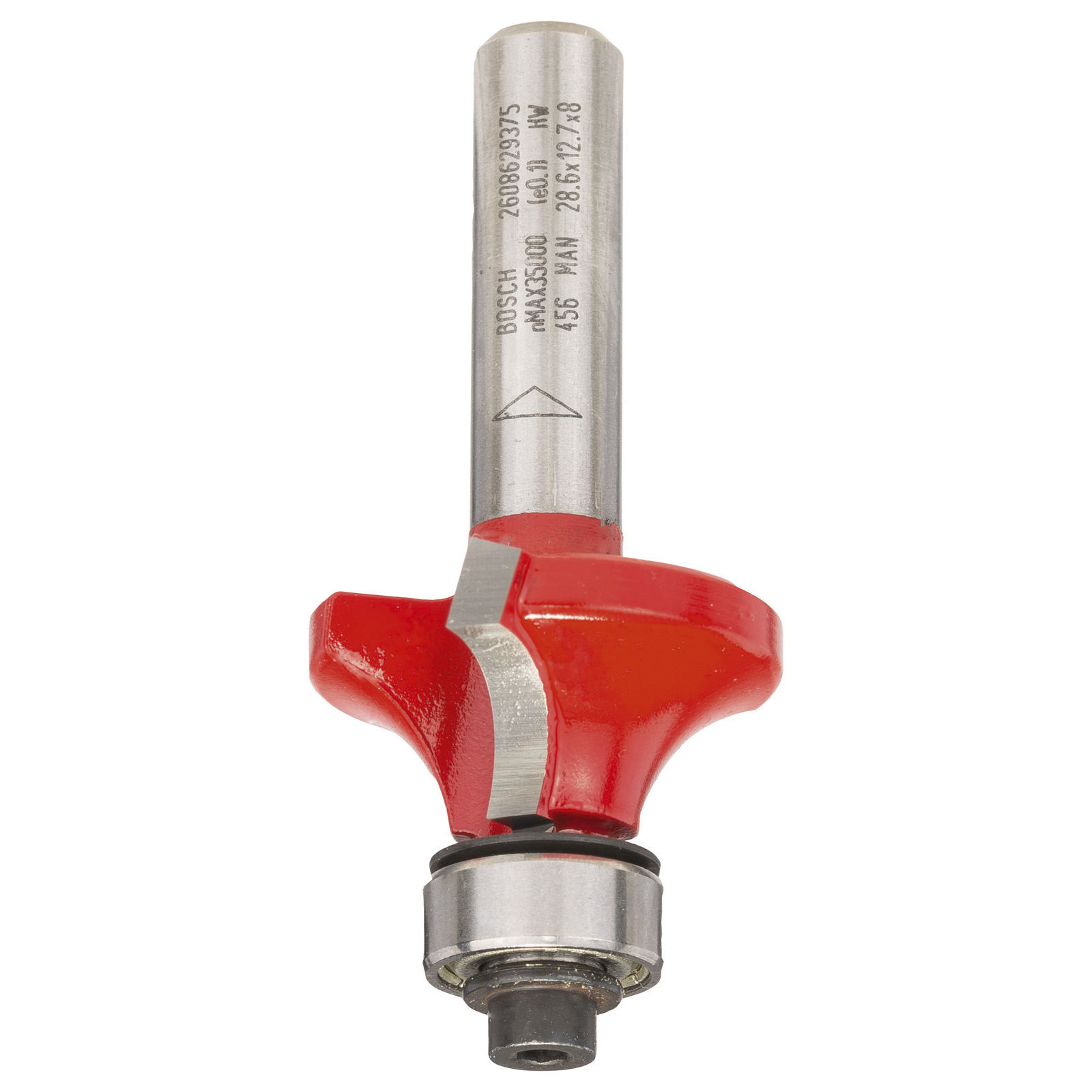 Fraise à chanfreiner HM Bosch 8/28,6 mm 2608629375 R8 mm, L = 12,7 mm, Expert for Wood