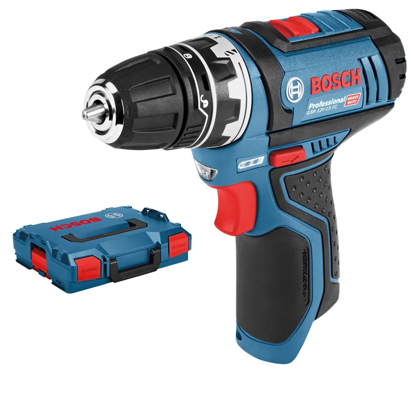 Perceuse-visseuse sans fil Bosch GSR 12V-15 FC sans batterie ni chargeur en L-BOXX