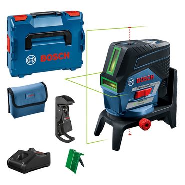 Laser combiné Bosch GCL 2-50 CG avec 1 batterie 2,0 Ah en set + chargeur + L-BOXX Gr. 2