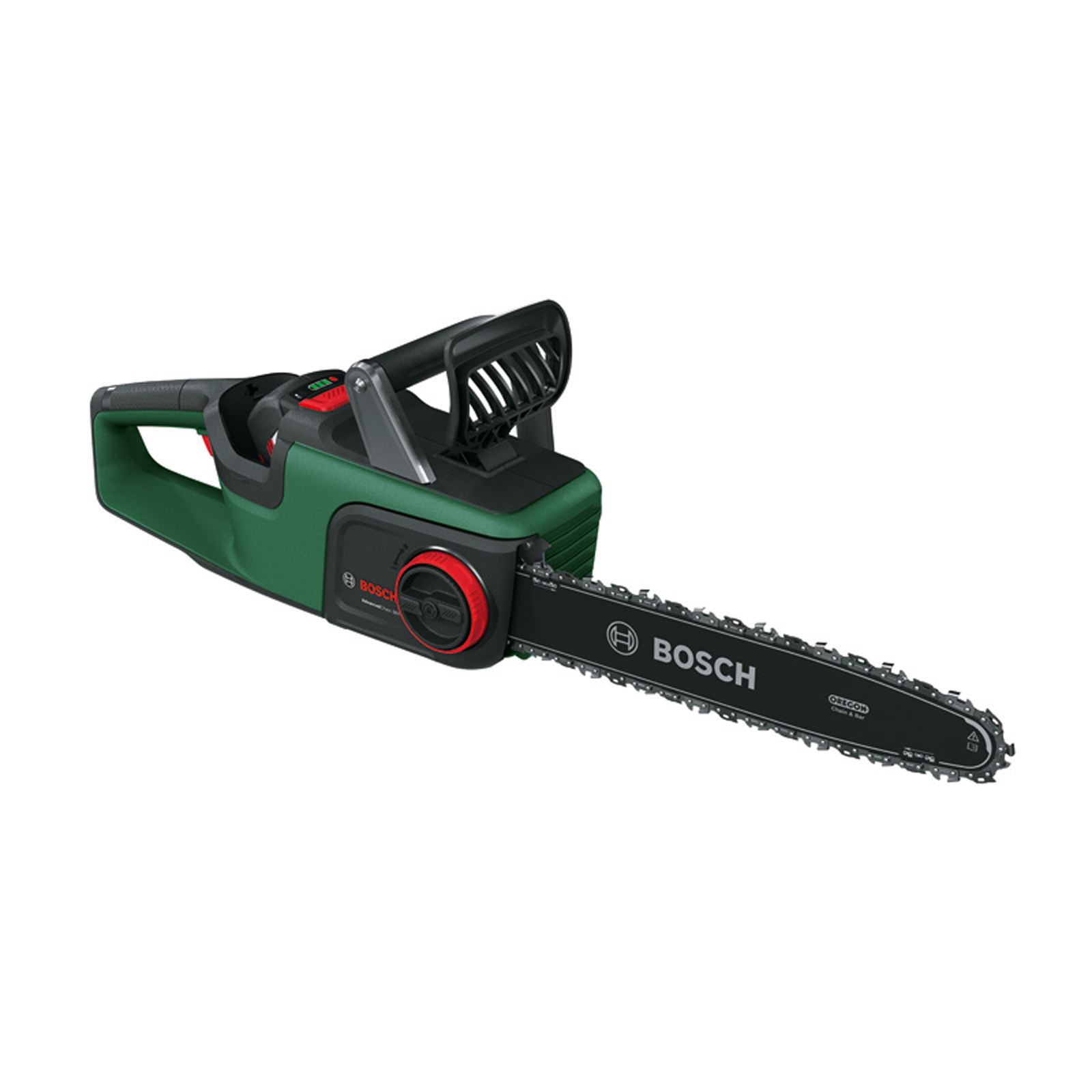 Tronçonneuse à chaîne sur batterie Bosch AdvancedChain 36V-35-40, 1 batterie 36V 2,0 Ah et chargeur