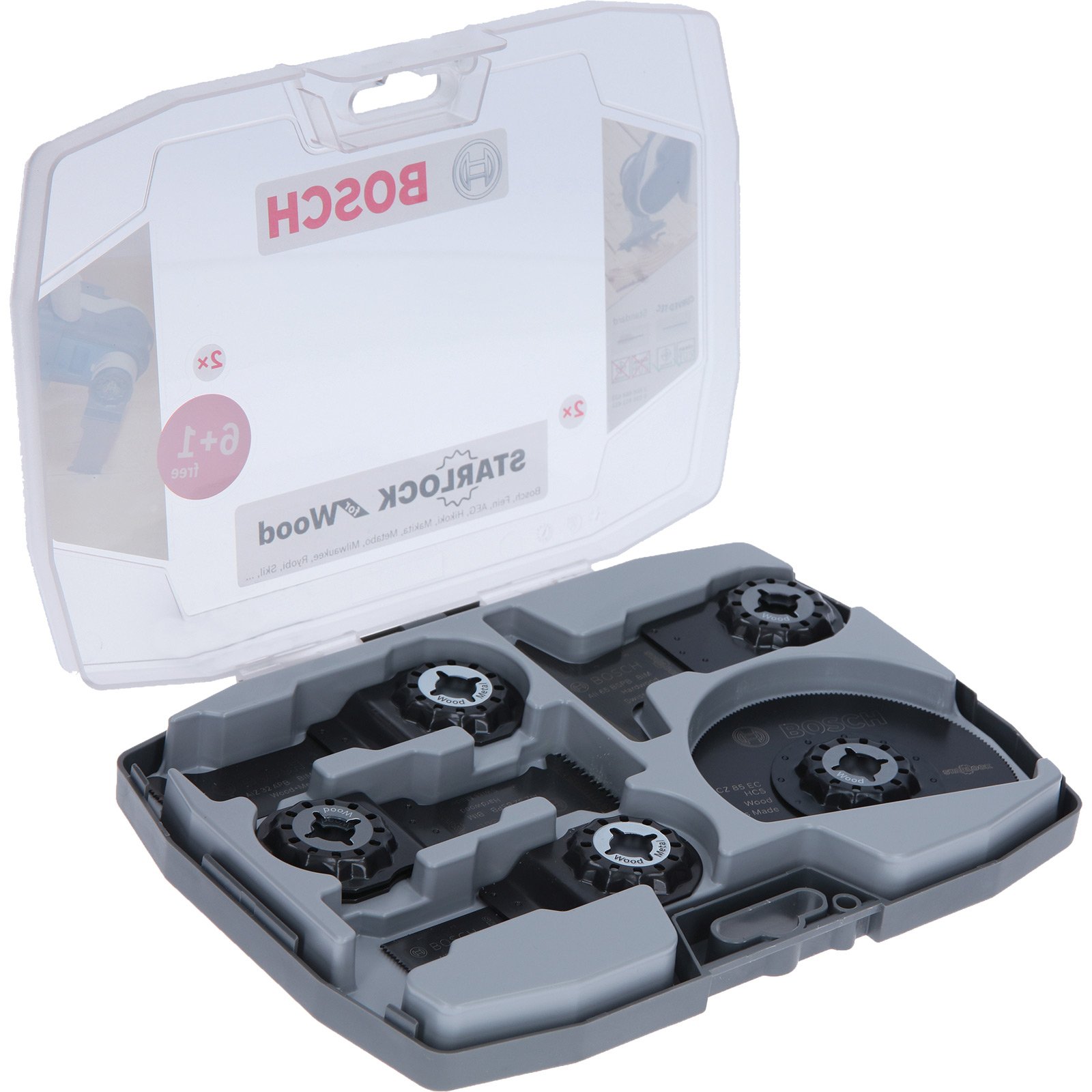 Bosch set Starlock 7 pièces "Best of Wood" 6+1 — lot de 7 pièces