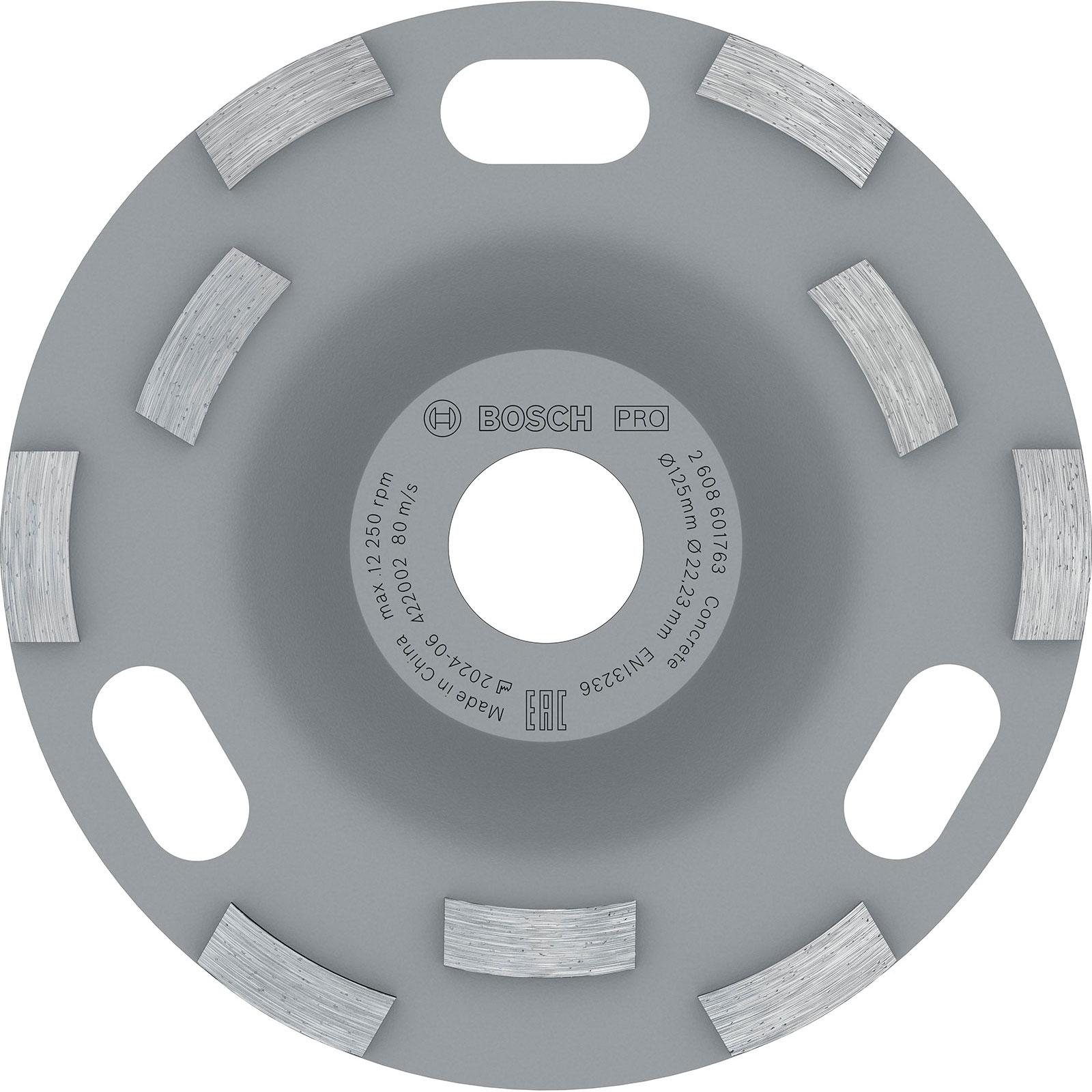 Meule à béton PRO Concrete Bosch, 50 x 125 mm, 22,23 mm