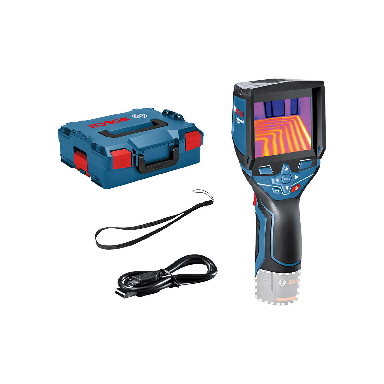 Caméra thermique Bosch Professional GTC 400 C sans batterie ni chargeur en L-Boxx