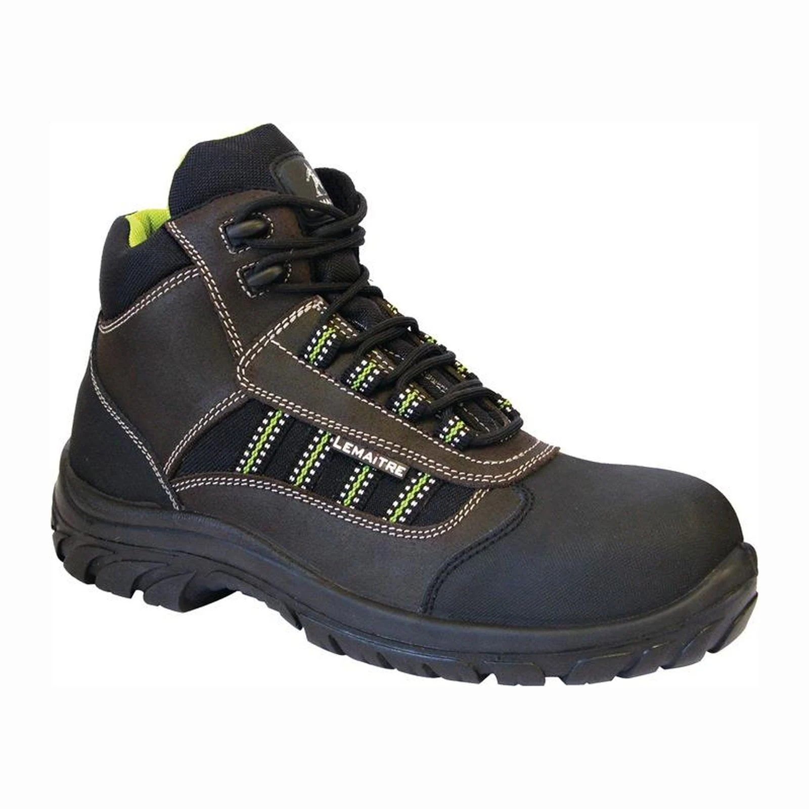 Bottes de sécurité Lemaitre Danube taille 42 noir/brun S3 SRC EN ISO 20345 cuir/textile