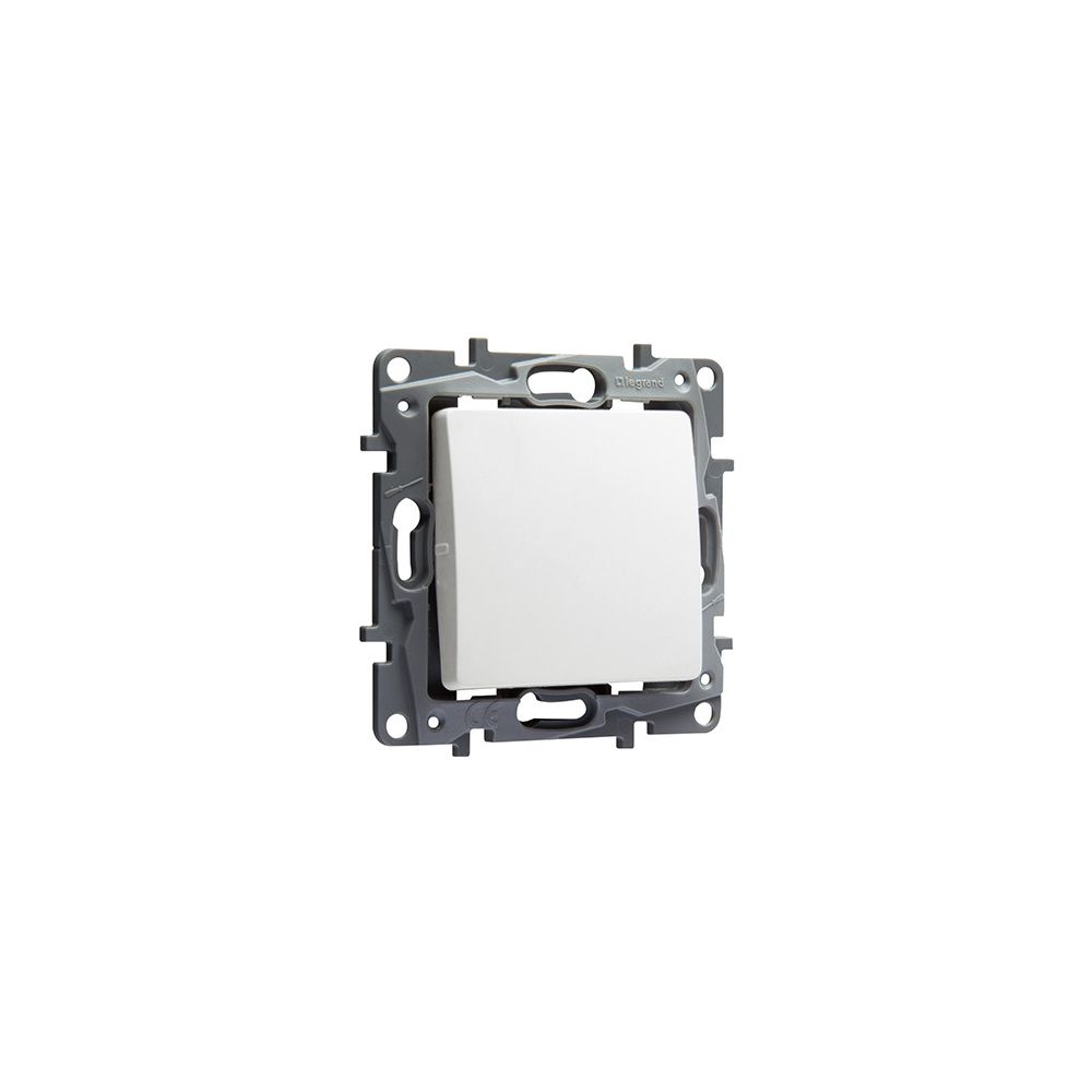 Legrand interrupteur va-et-vient Niloe, 10 AX, 250V, encastré, plastique, blanc ultra, 664704