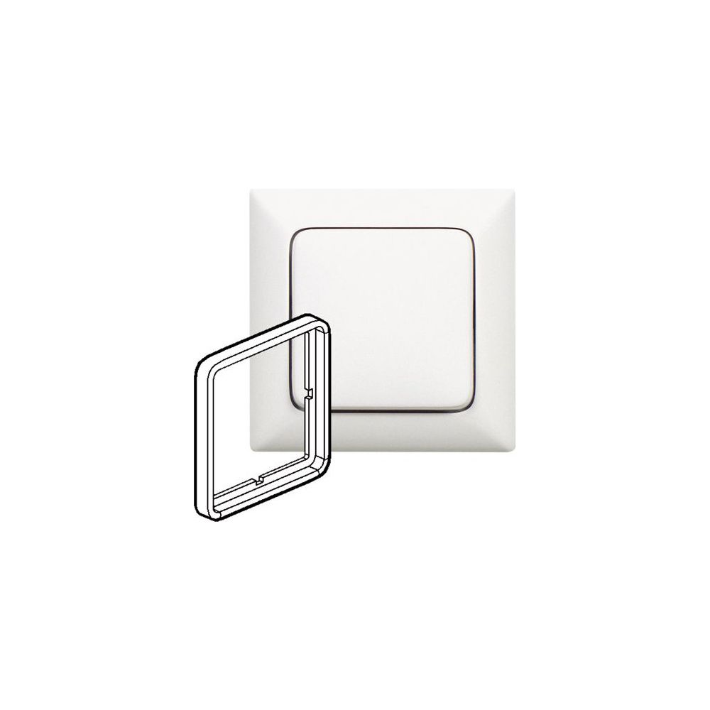 Legrand Entretoise Creo 50x50mm, blanc ultra, 776295