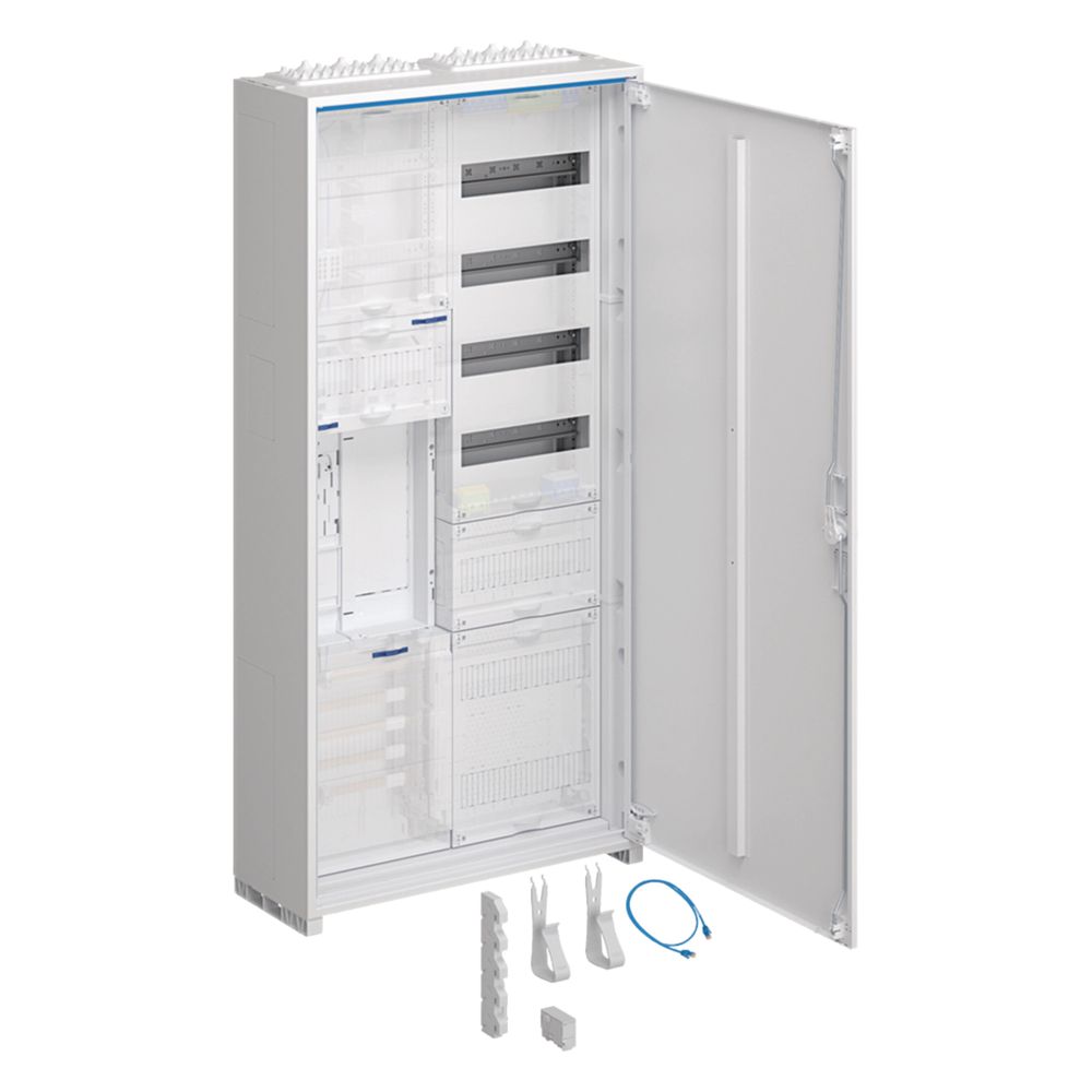 Armoire électrique complète Hager ZB32ET216W1 (1100x550x205 mm, IP44)