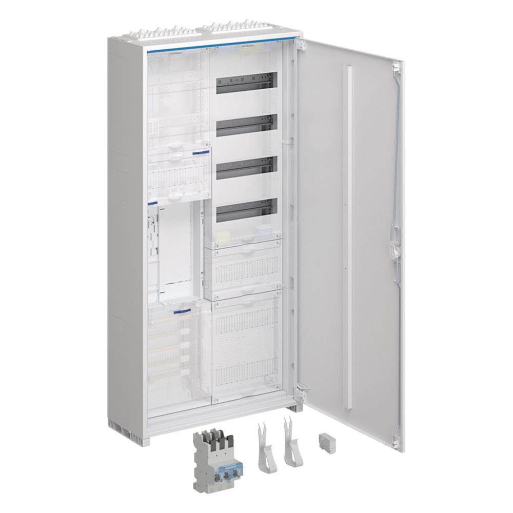 Armoire électrique complète, univers Z, 1 emplacement compteur, BKE-I, APZ, zRfZ, VT4, 1100x550x205 mm, 16 mm², SK II, IP44
