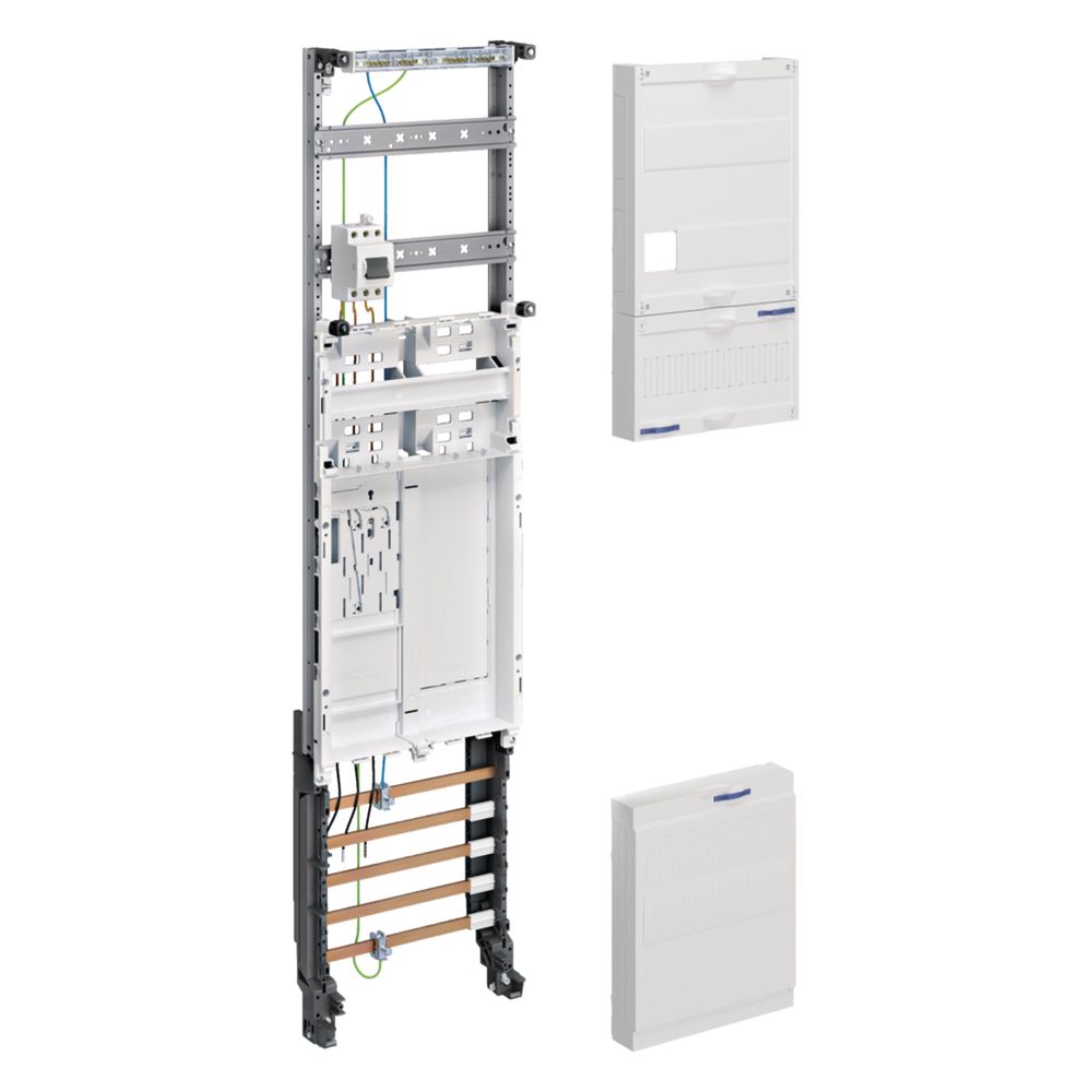 Champ complet Hager univers Z, BKE-I, 1 plaque de compteur, interrupteur principal, H 1050mm, 16mm², 1 champ