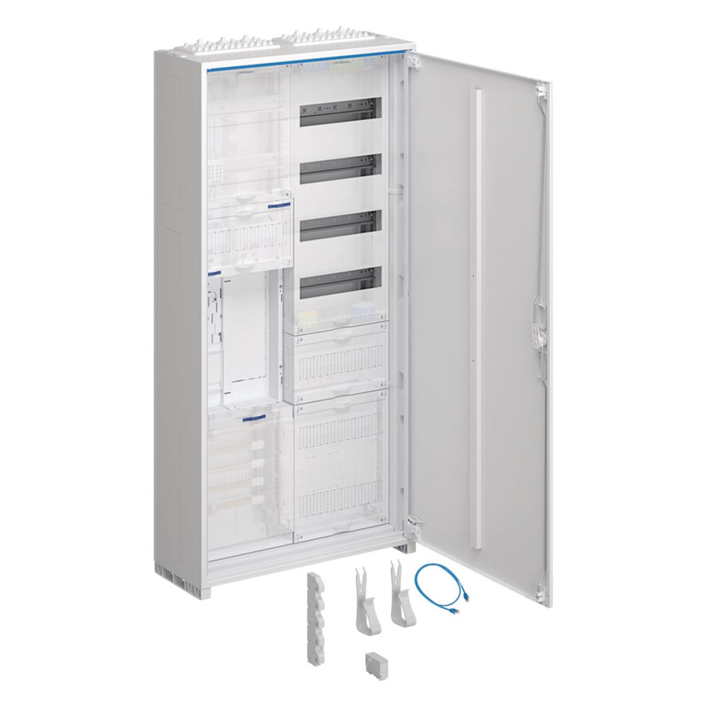 Armoire complète Hager Univers Z, 1 compteur, BKE-I, OKK, APZ, zRfZ, VT4, 1100x550x205 mm, 16 mm², ESA, IP44
