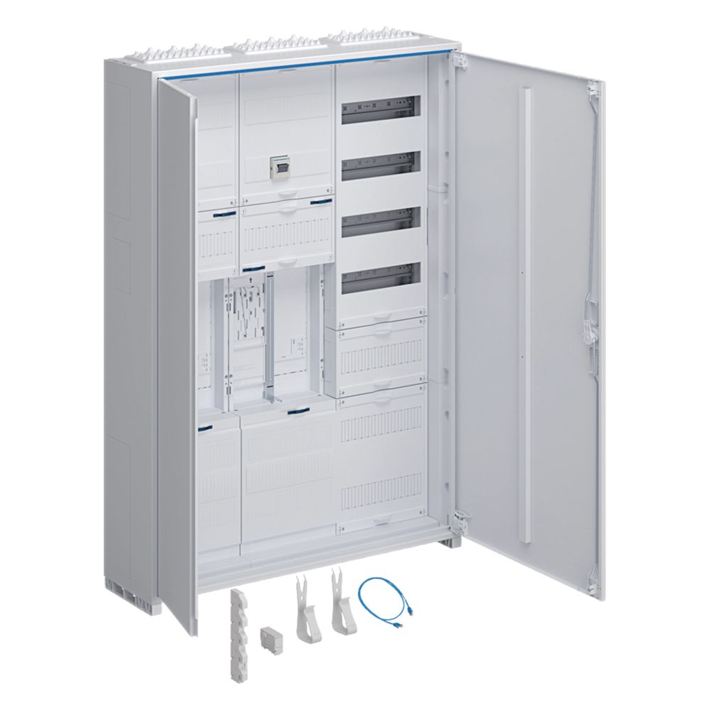 Armoire complète Hager univers Z, 2 zones de comptage, BKE-I, APZ, VT5, H 1100 mm, 3 compartiments, ESA