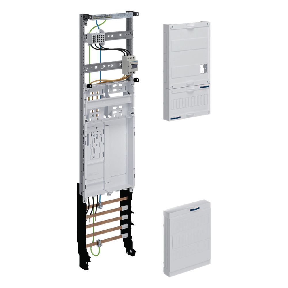 Champ complet Hager universZ BKE-I 1 emplacement compteur 3 pôles HLAK H 1050 mm 16 mm² 1 champ