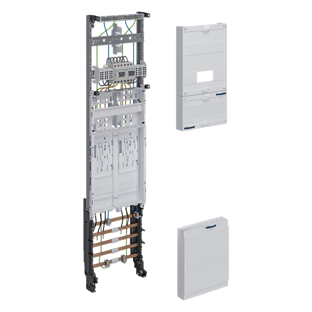 Champ complet Hager universZ 2 emplacements compteur BKE-I H 1050 mm 1 champ