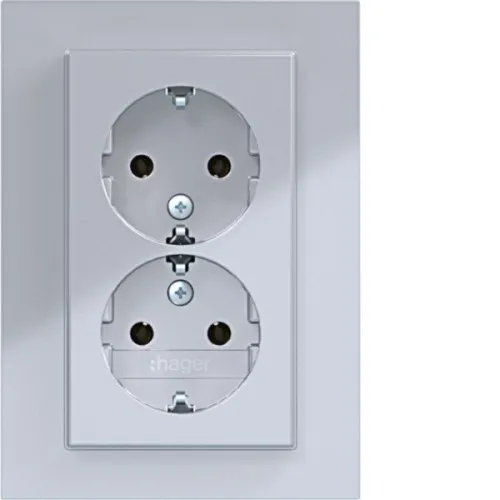 Adaptateur Hager D-STD pour prise CEE 7/3 (type F) WAS2177TA