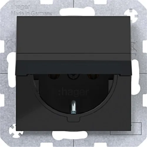 Prise Schuko Hager SD KLD Ax/Cx WAS1110BG