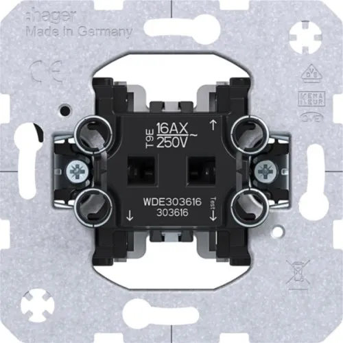 Hager WDE303616 - Commutateur à bascule 16 A 250 V~