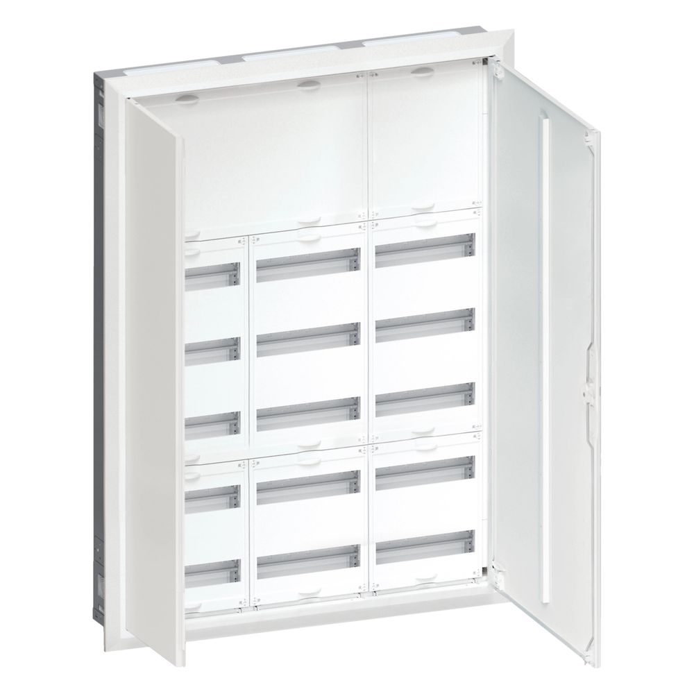 Distributeur de champ encastré Hager, IP30, SKII, 180PLE avec couvercle, niche 1107x565x115 mm