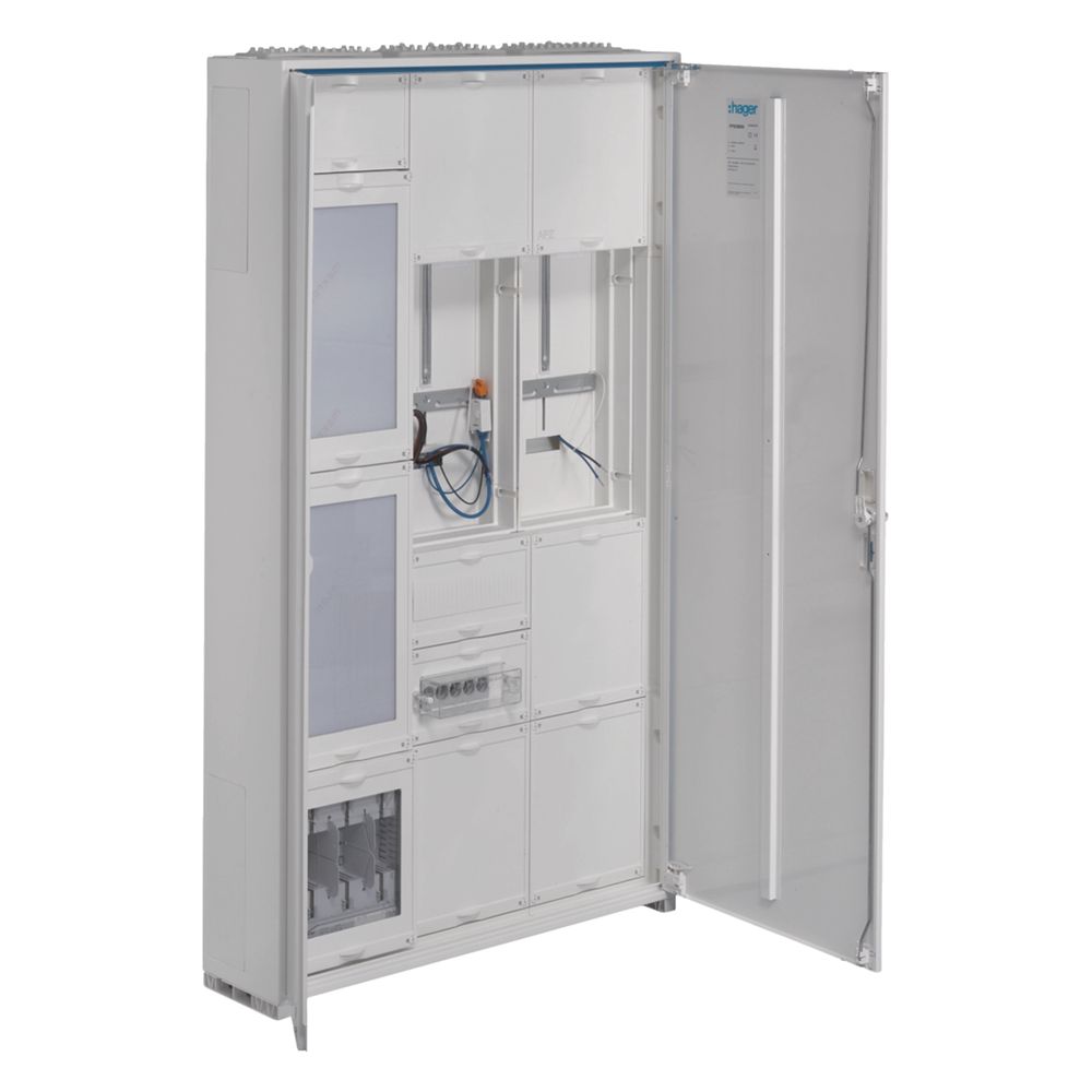 Hager armoire de transformation et de mesure universelle, 1400x800x205 mm, NAR NH2-SUT, AAR NH2-SUT, APZ, 2-ZF
