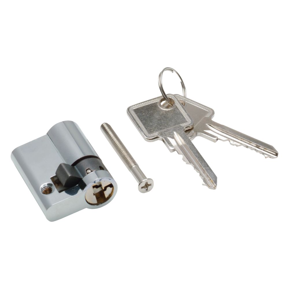 Hager Demi-cylindre profilé, Accessoire, avec 2 clés