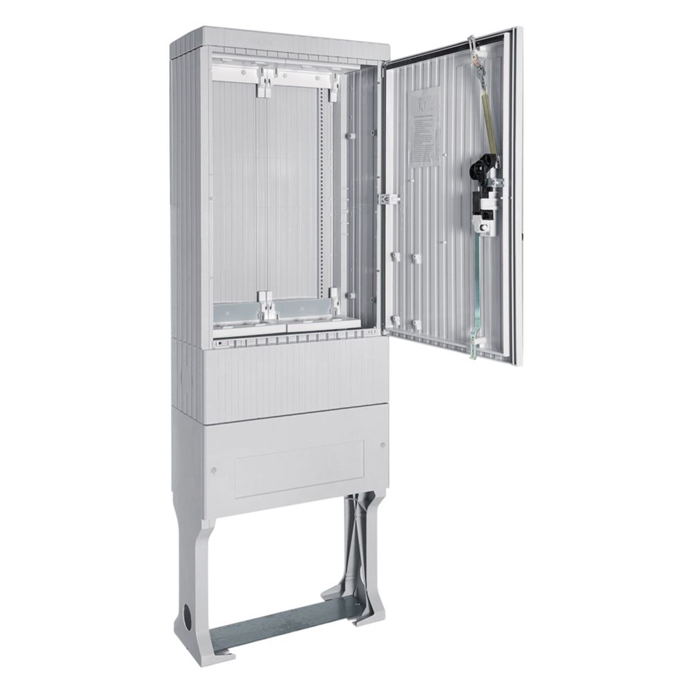Colonne de distribution Hager, pour universN, avec socle, 1710 x 583 x 277 mm