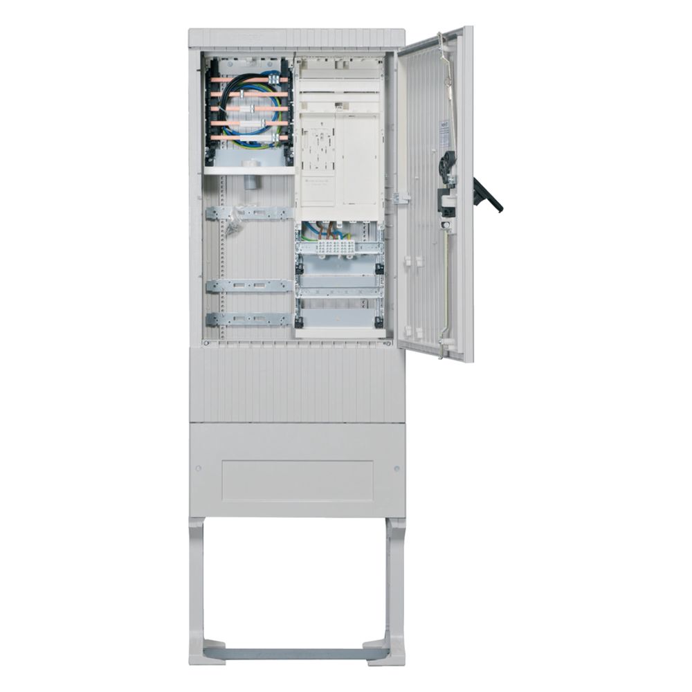 Hager Colonne de raccordement de compteur 175, univers Z, 1 emplacement de compteur, eHZ, 5 pôles, Base