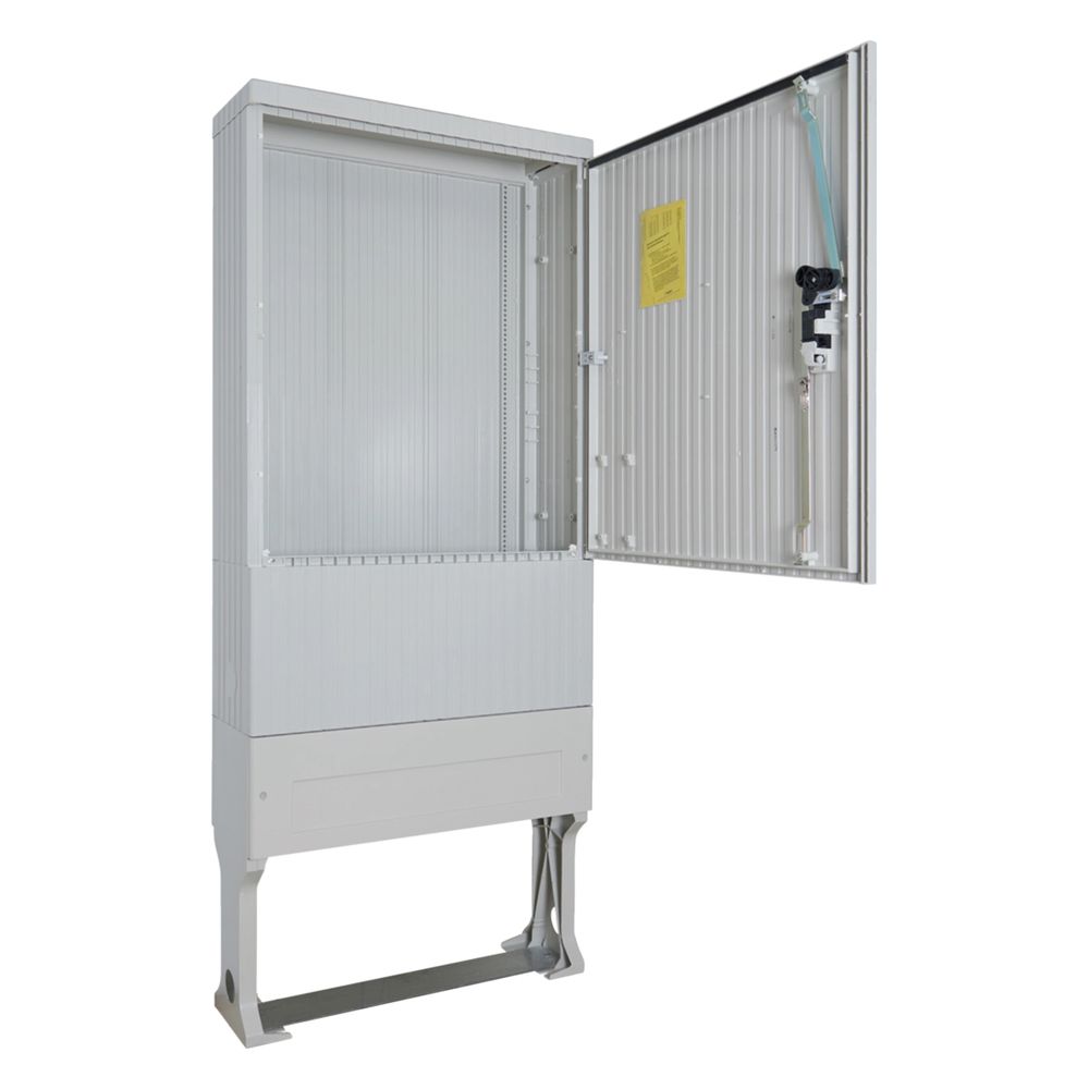 Colonne de raccordement de compteur Hager 207, univers Z, 2 ZP, eHZ, 5 pôles, champ vide, Base, APZ