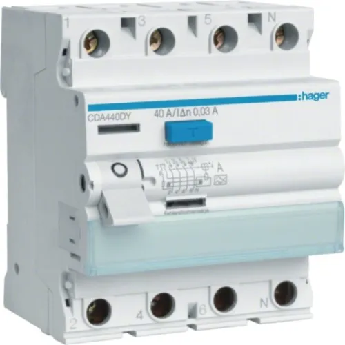 Disjoncteur différentiel Hager CDA440DY