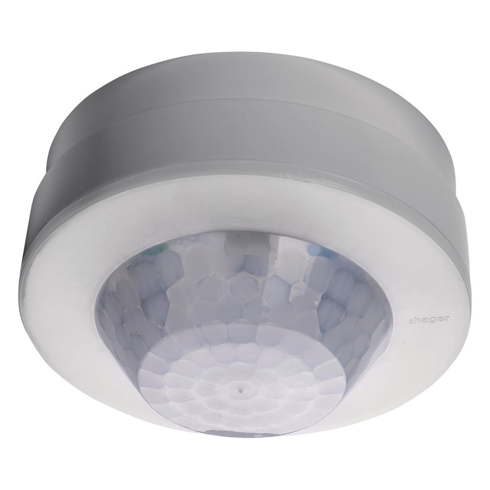 Hager Détecteur de présence/ mouvement en saillie 360° contact NO, portée 20m