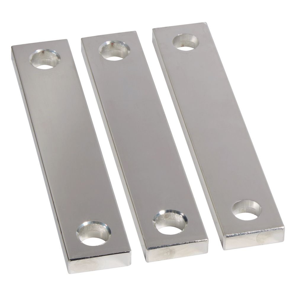 Rails en cuivre universels Hager, languette de connexion 30x10x160 mm